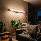 Wooden LED Wall Light Linear in living room - Arisha