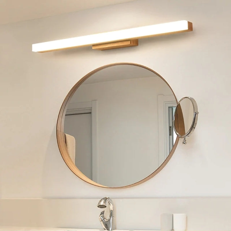 Linear Wooden LED Wall Light – Integrated LED – Minimalist – Wood