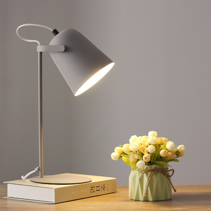 Metal Desk Lamp – LED Bulb Included – Scandinavian Minimalist – Metal