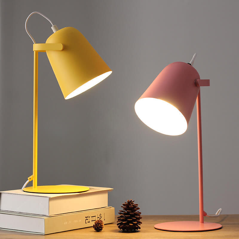Metal Desk Lamp – LED Bulb Included – Scandinavian Minimalist – Metal