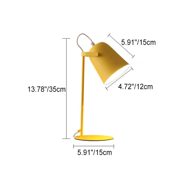 Metal Desk Lamp – LED Bulb Included – Scandinavian Minimalist – Metal