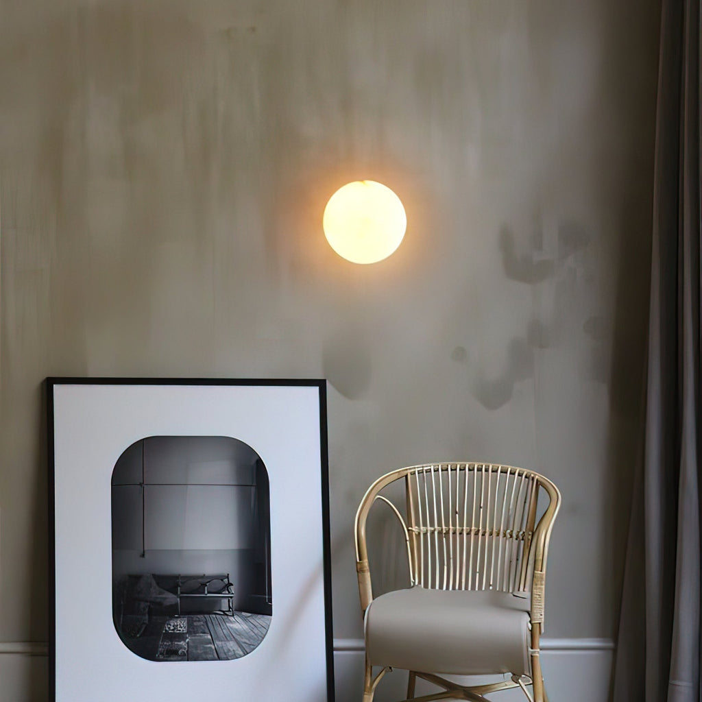 Mini Alabaster Wall Light – G9 – Minimalist – Alabaster & Metal