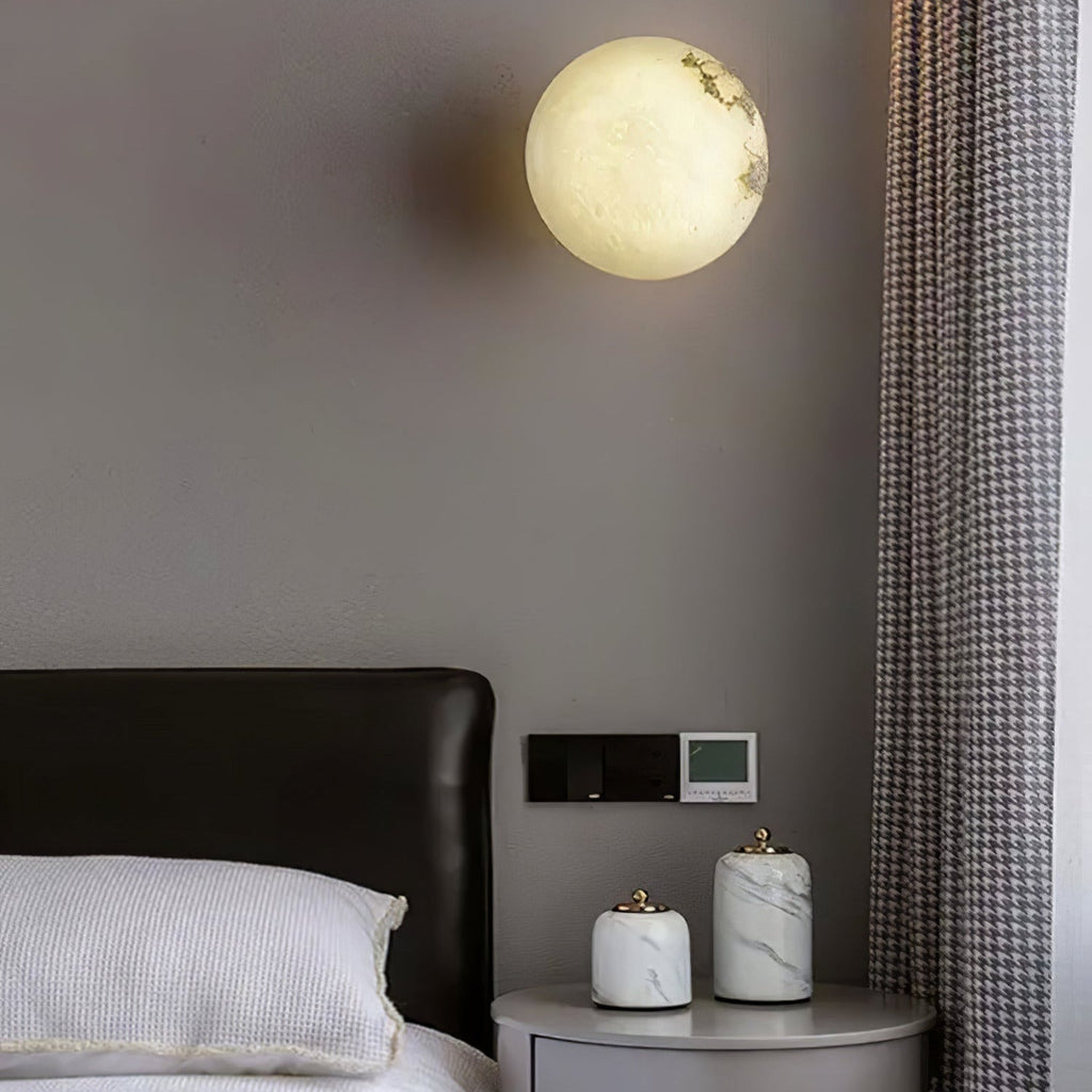Mini Alabaster Wall Light – G9 – Minimalist – Alabaster & Metal