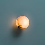Mini Alabaster Wall Light – G9 – Minimalist – Alabaster & Metal