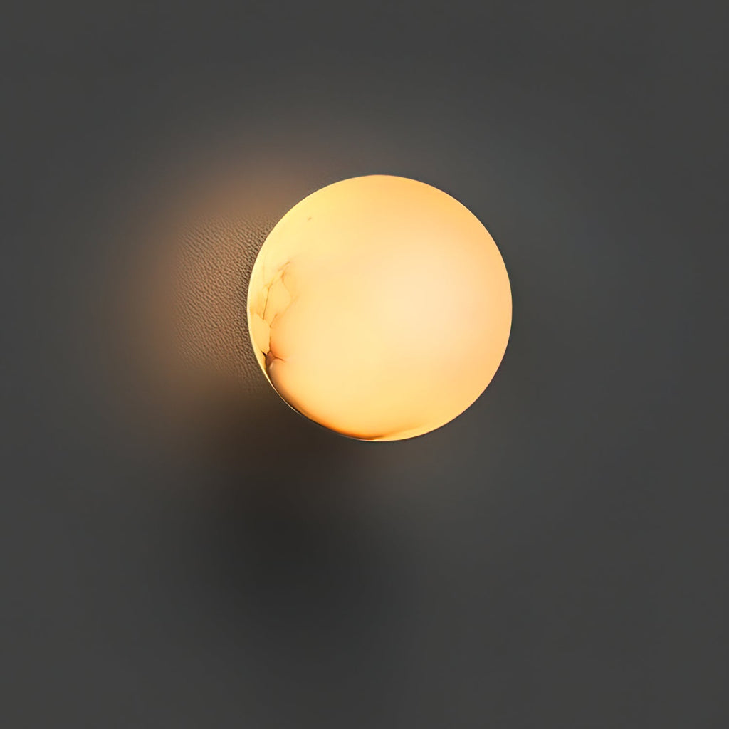 Mini Alabaster Wall Light – G9 – Minimalist – Alabaster & Metal