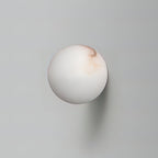 Mini Alabaster Wall Light – G9 – Minimalist – Alabaster & Metal