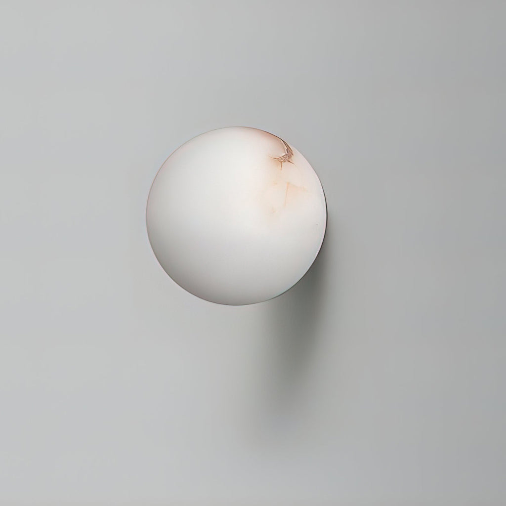 Mini Alabaster Wall Light – G9 – Minimalist – Alabaster & Metal