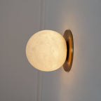 Mini Alabaster Wall Light – G9 – Minimalist – Alabaster & Metal