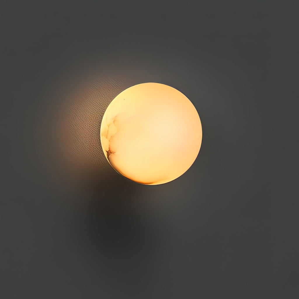 Mini Alabaster Wall Light – G9 – Minimalist – Alabaster & Metal