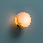 Mini Alabaster Wall Light – G9 – Minimalist – Alabaster & Metal