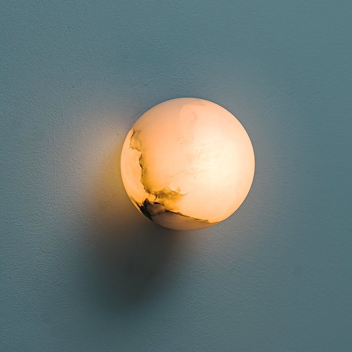 Mini Alabaster Wall Light – G9 – Minimalist – Alabaster & Metal