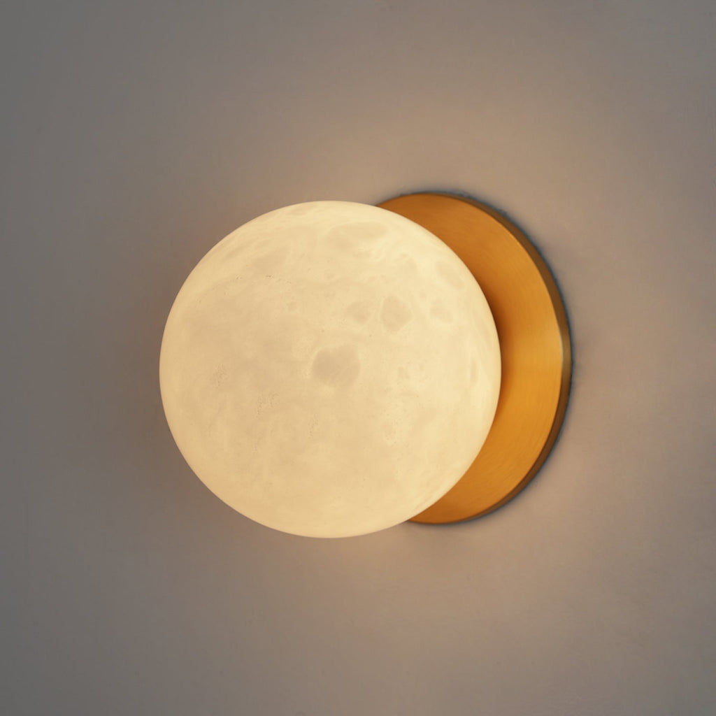 Mini Alabaster Wall Light – G9 – Minimalist – Alabaster & Metal