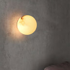 Mini Alabaster Wall Light – G9 – Minimalist – Alabaster & Metal