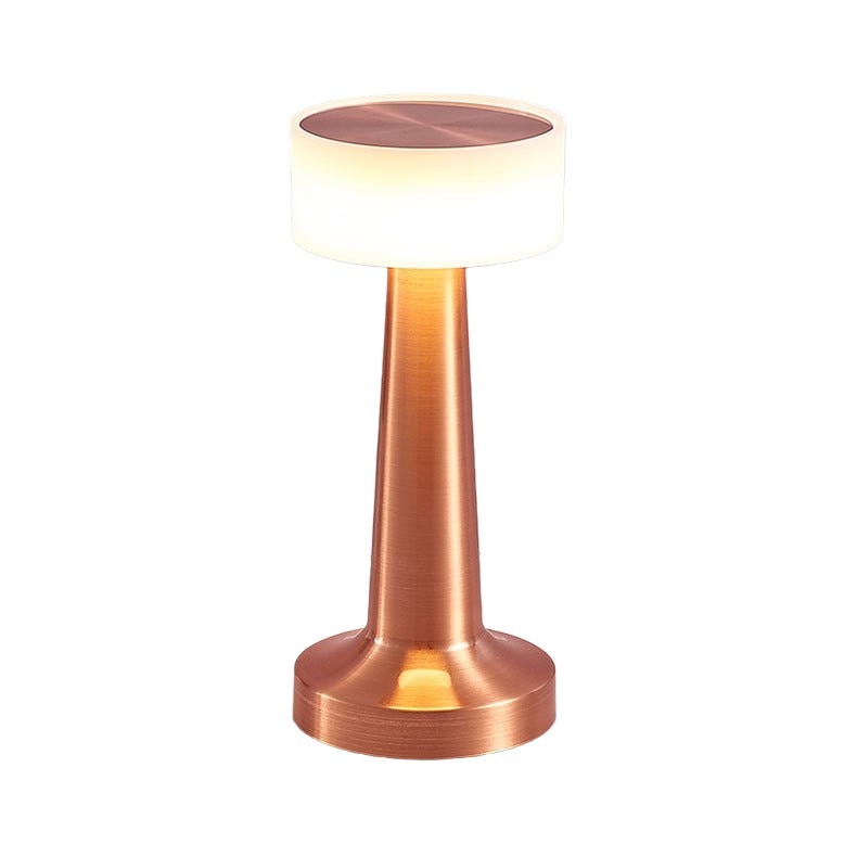 Cordless Disc Table Lamp – LED – Modern – Iron & Acrylic