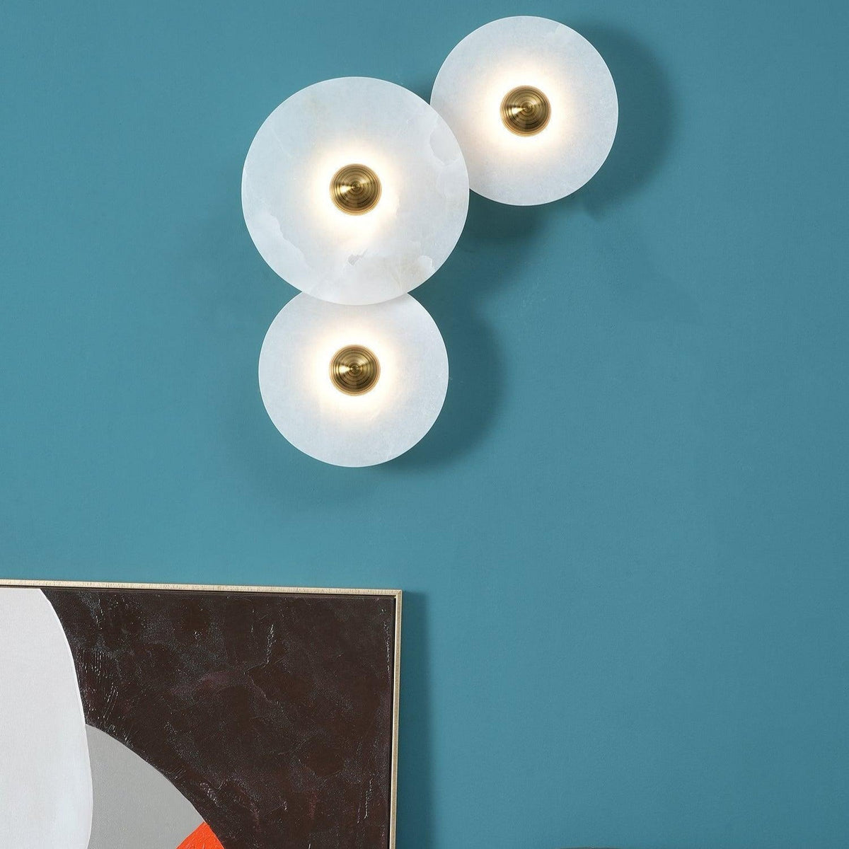 Multi Disc Alabaster Style Wall Light – Integrated LED – Modern