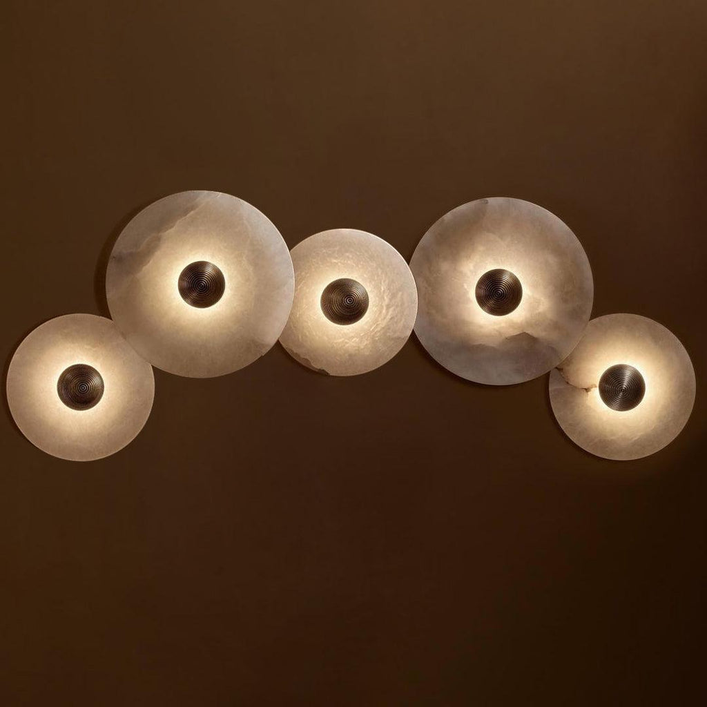 Multi Disc Alabaster Style Wall Light – Integrated LED – Modern