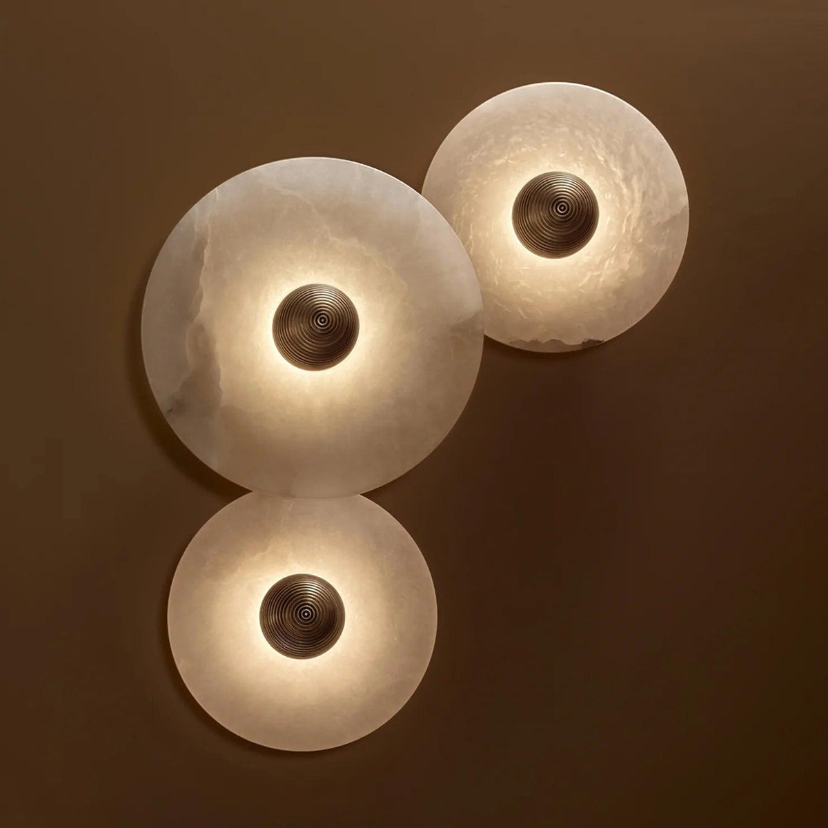 Multi Disc Alabaster Style Wall Light – Integrated LED – Modern