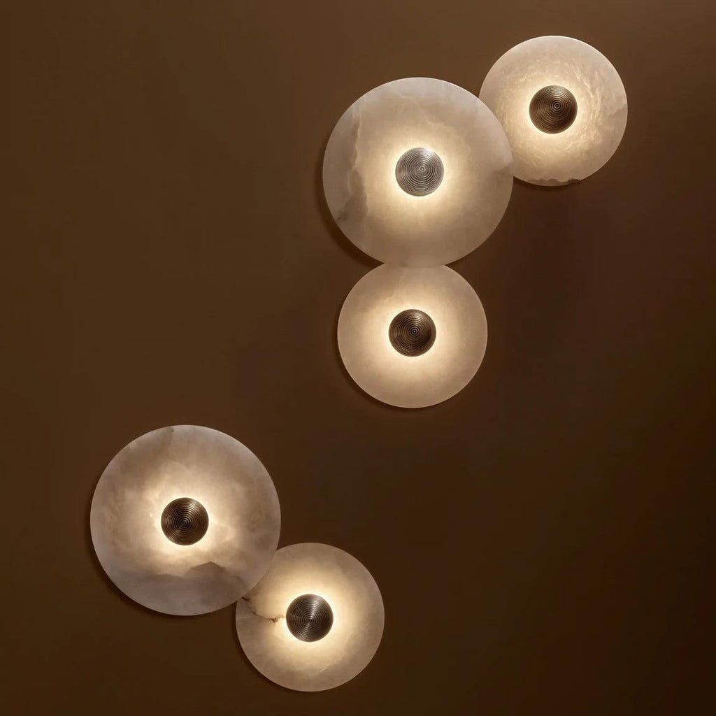 Multi Disc Alabaster Style Wall Light – Integrated LED – Modern