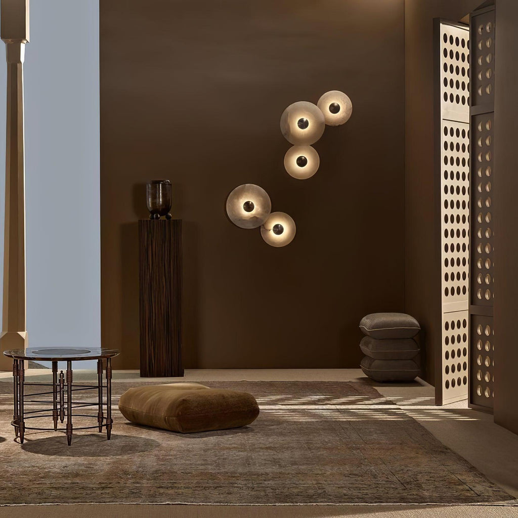 Multi Disc Alabaster Style Wall Light – Integrated LED – Modern