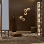 Multi Disc Alabaster Style Wall Light – Integrated LED – Modern