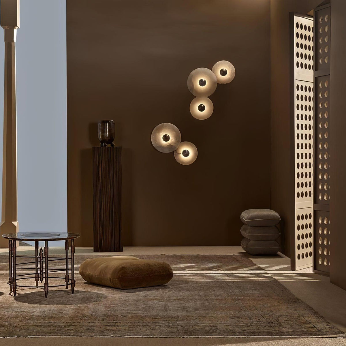 Multi Disc Alabaster Style Wall Light – Integrated LED – Modern