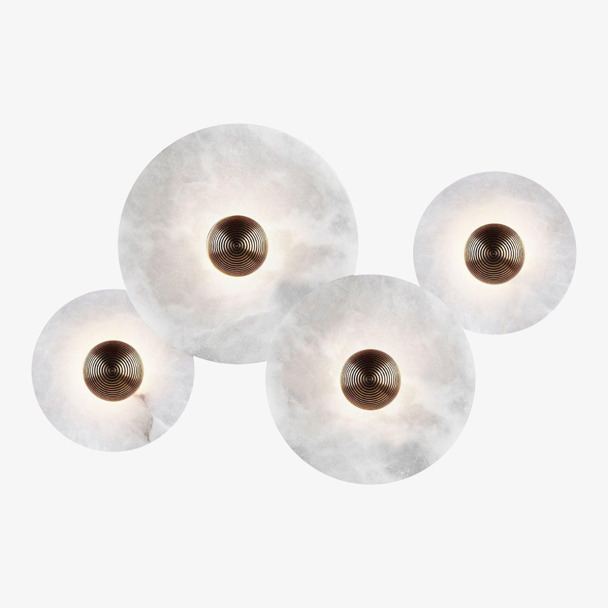 Multi Disc Alabaster Style Wall Light – Integrated LED – Modern