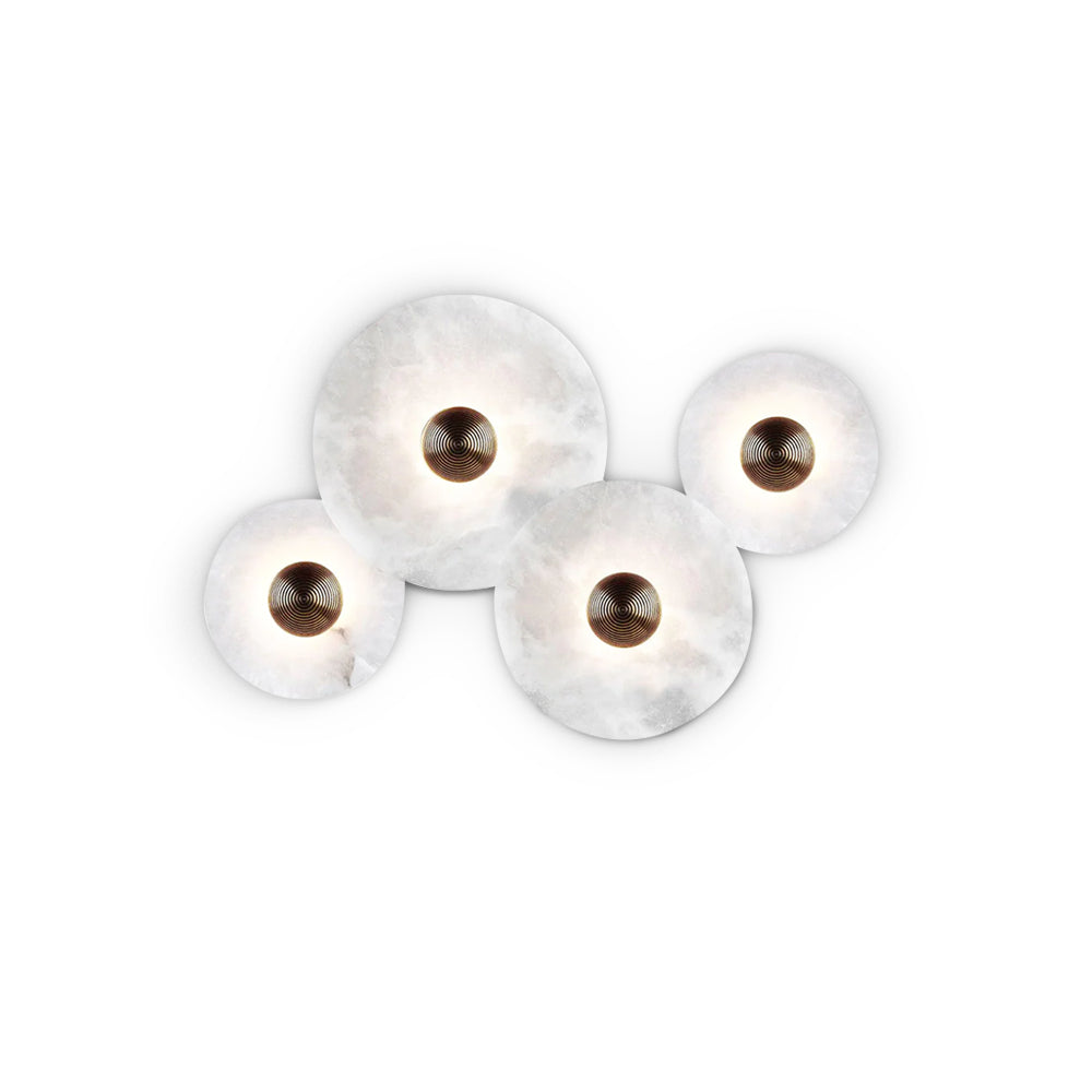 Multi Disc Alabaster Style Wall Light – Integrated LED – Modern