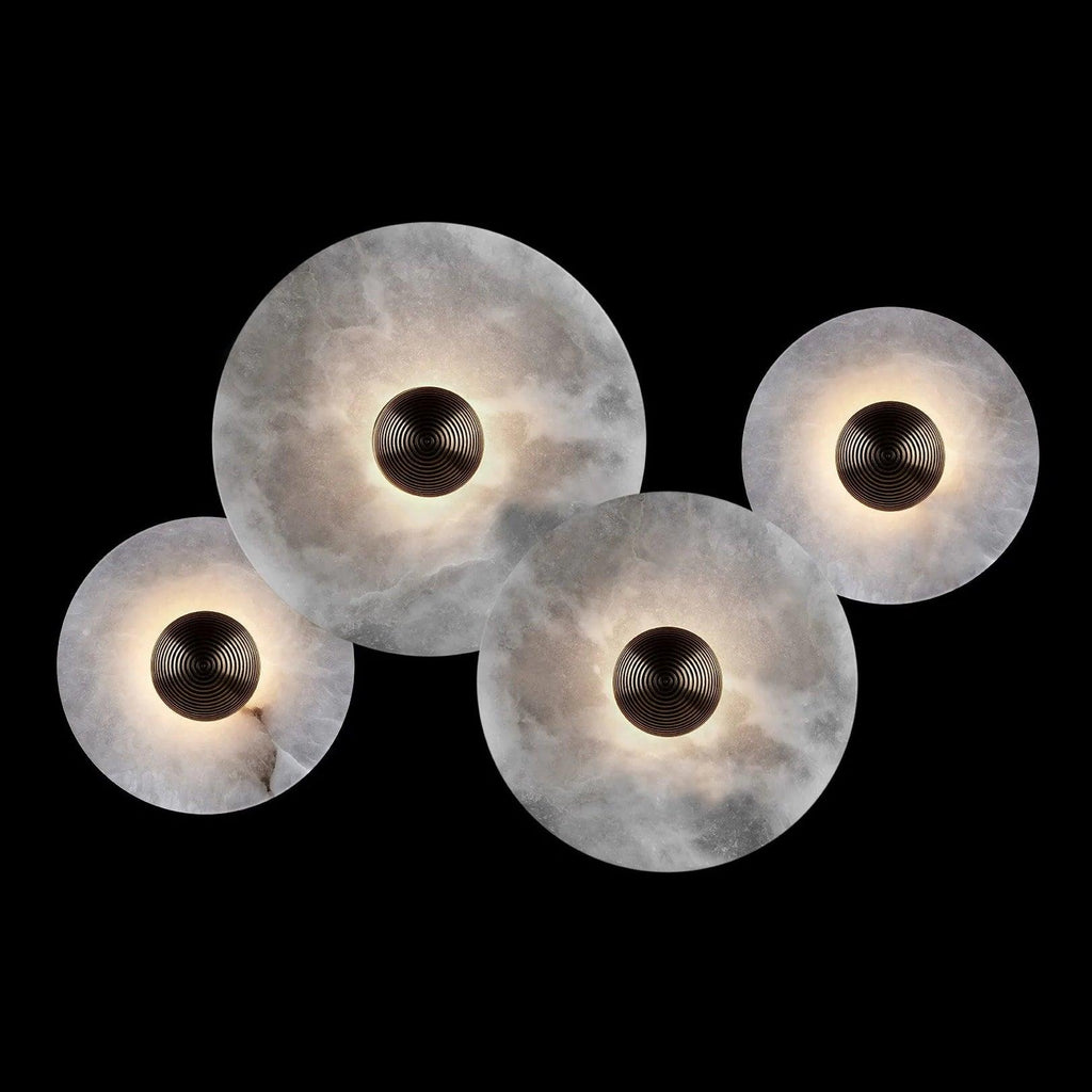 Multi Disc Alabaster Style Wall Light – Integrated LED – Modern