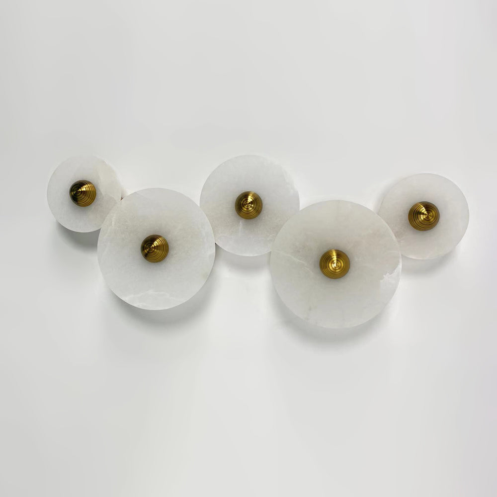 Multi Disc Alabaster Style Wall Light – Integrated LED – Modern