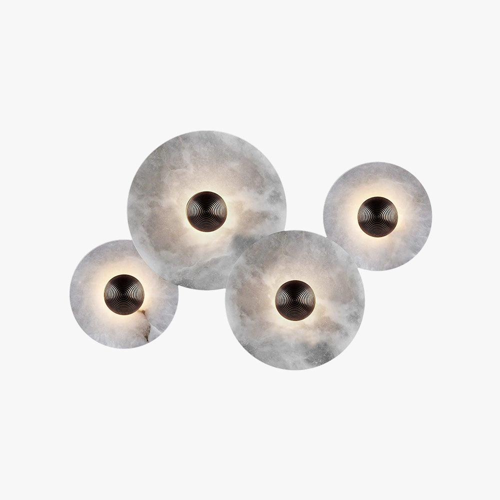 Multi Disc Alabaster Style Wall Light – Integrated LED – Modern