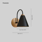 Nordic Wood Wall Light – E27 – Scandinavian – Iron & Wood