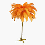 Ostrich Feather Floor Lamp – LED Bulbs Included – Glam Statement
