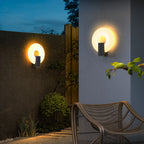 Outdoor Wall Light – LED – Modern – Metal & Acrylic – Black/White