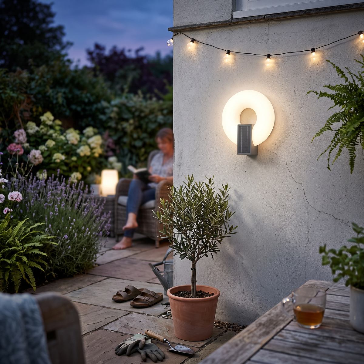 Outdoor Wall Light LED Waterproof on garden wall - Ray