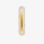 Oval Alabaster Style Wall Light – Integrated LED – Brass