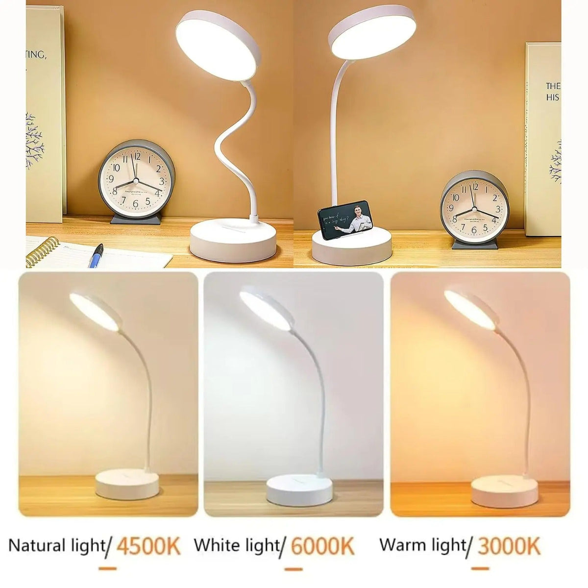 Rechargeable LED Desk Lamp – LED – Modern