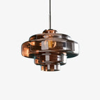 Retro Glass Pendant Light – Retro 70s – Layered Glass – 12 Colours
