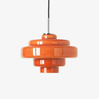 Retro Glass Pendant Light – Retro 70s – Layered Glass – 12 Colours