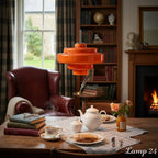 Retro Glass Pendant Light – Retro 70s – Layered Glass – 12 Colours