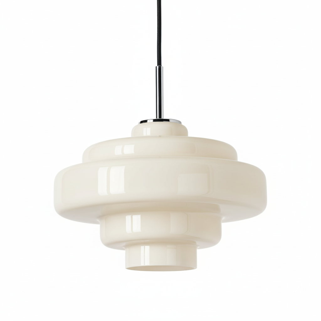 Retro Glass Pendant Light – Retro 70s – Layered Glass – 12 Colours