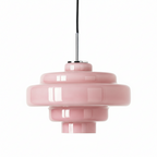 Retro Glass Pendant Light – Retro 70s – Layered Glass – 12 Colours