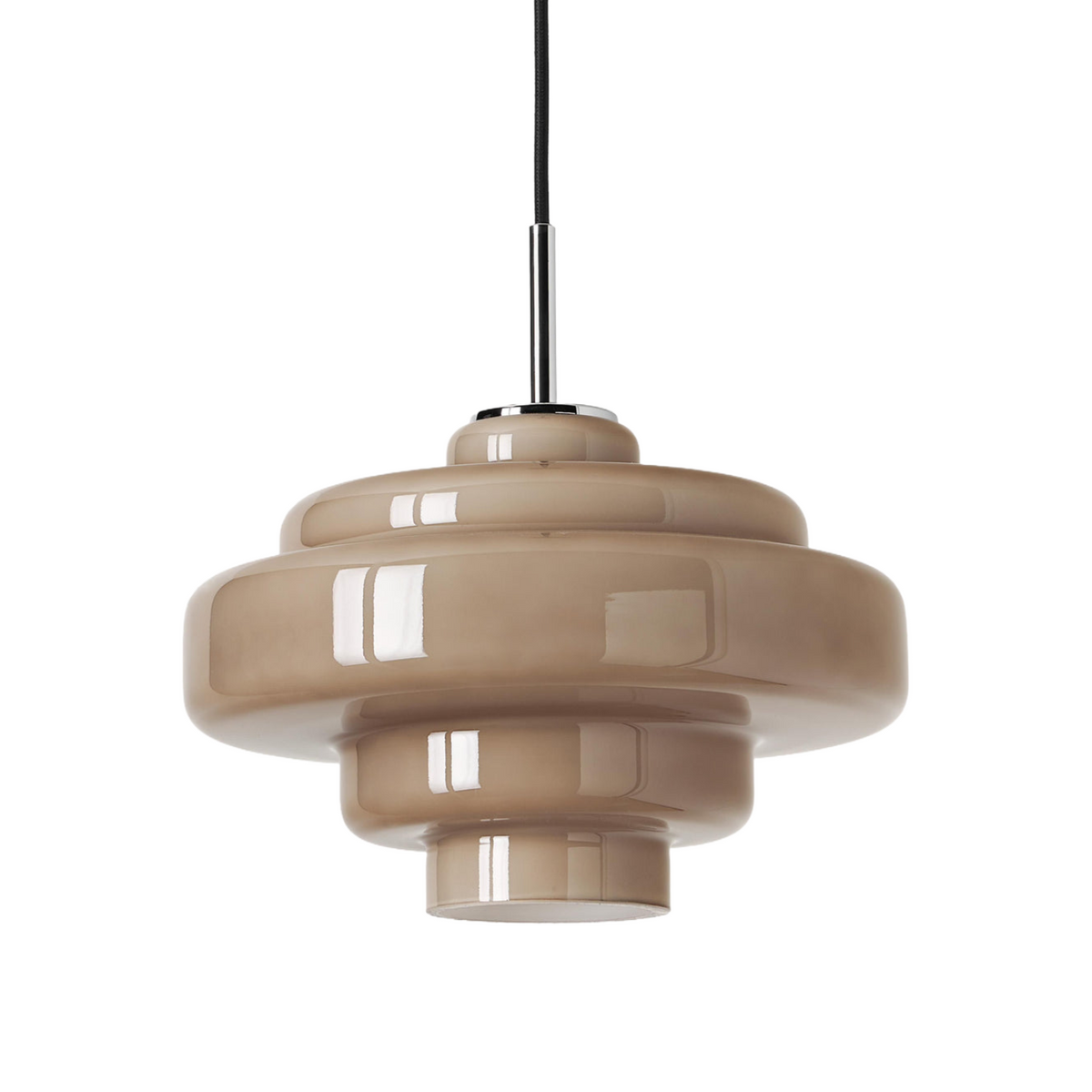 Retro Glass Pendant Light – Retro 70s – Layered Glass – 12 Colours