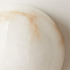 Round Alabaster Wall Light – G9 – Minimalist – Alabaster Disc