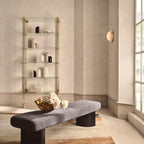 Round Alabaster Wall Light – G9 – Minimalist – Alabaster Disc