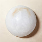 Round Alabaster Wall Light – G9 – Minimalist – Alabaster Disc