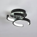 Small Flush Ceiling Light – Integrated LED – Modern – Metal