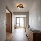 Small Flush Ceiling Light – Integrated LED – Modern – Metal
