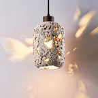 Travertine Wall Light – E27 – Rustic – Travertine & Walnut Wood