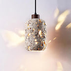 Travertine Wall Light – E27 – Rustic – Travertine & Walnut Wood