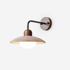 Travertine Wall Light – G9 – Mid Century – Travertine & Wood